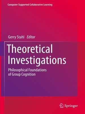 cover image of Theoretical Investigations